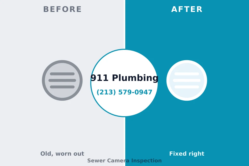 Before and after: plumbing company Gillette, WY